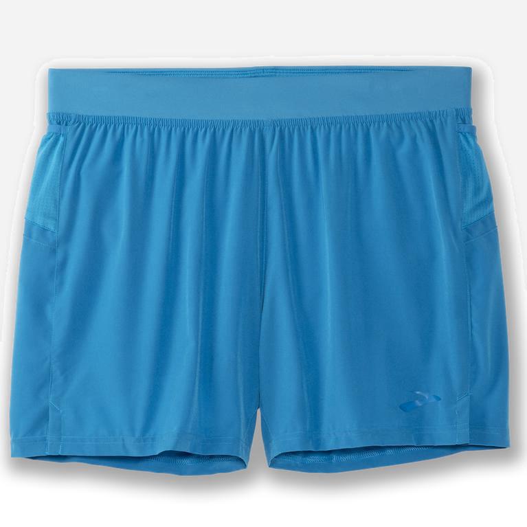 Brooks Sherpa 5 2-In-1 Mens Running Shorts - Electric Blue - Philippines (453960OAW)